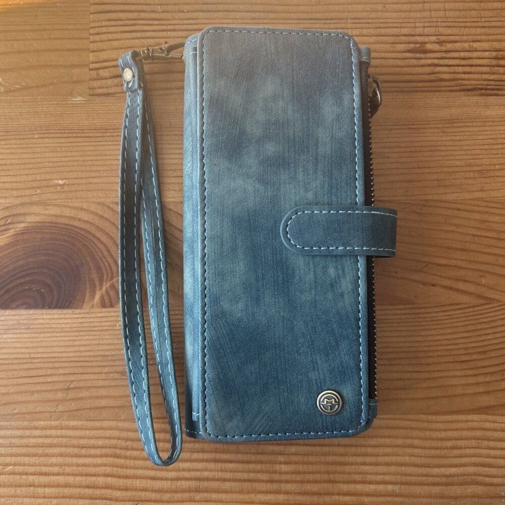 Caseme For Samsung Galaxy Z Fold 3 Magnetic Leather Zipper Case Stand Cover